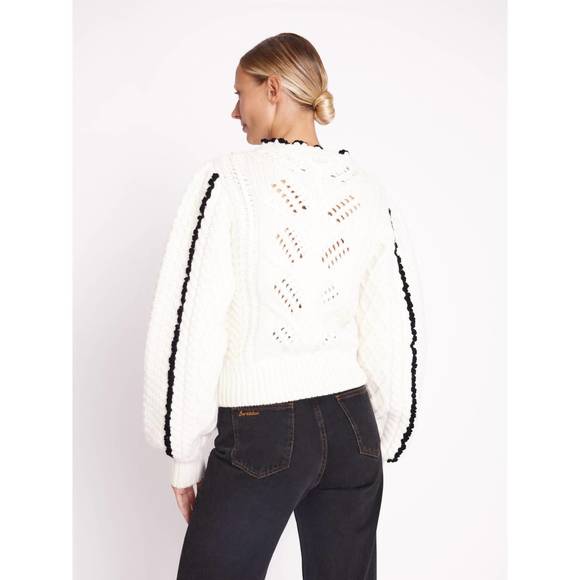 NEW BERENICE athena sweater in white - Picture 3 of 3